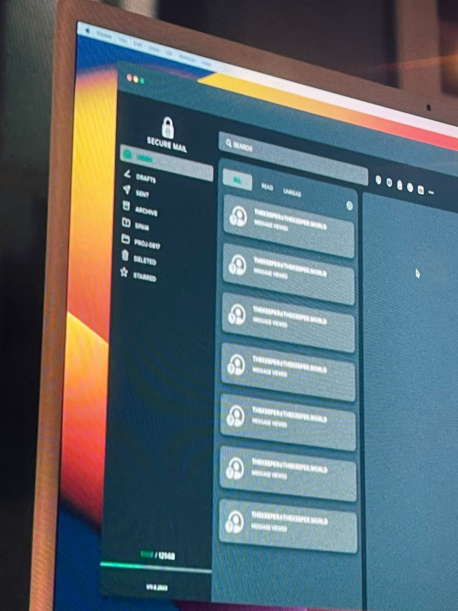 Multiple account unified inbox